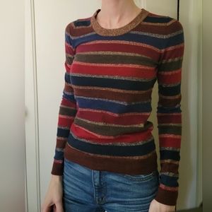 Marc Jacobs Pyo Shimmer-Stripe Sweater (XS)